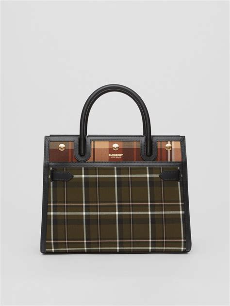 burberry dark green bag|burberry bag black small.